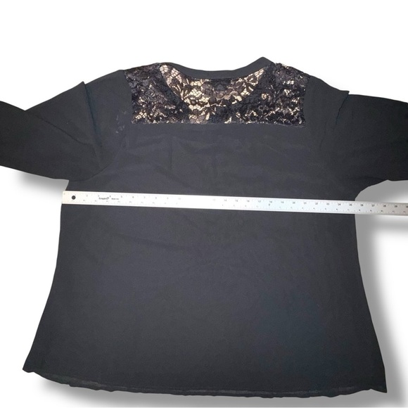 CITY CHIC Mysterious Lace Top - Black Plus 20 (L) - Picture 13 of 16
